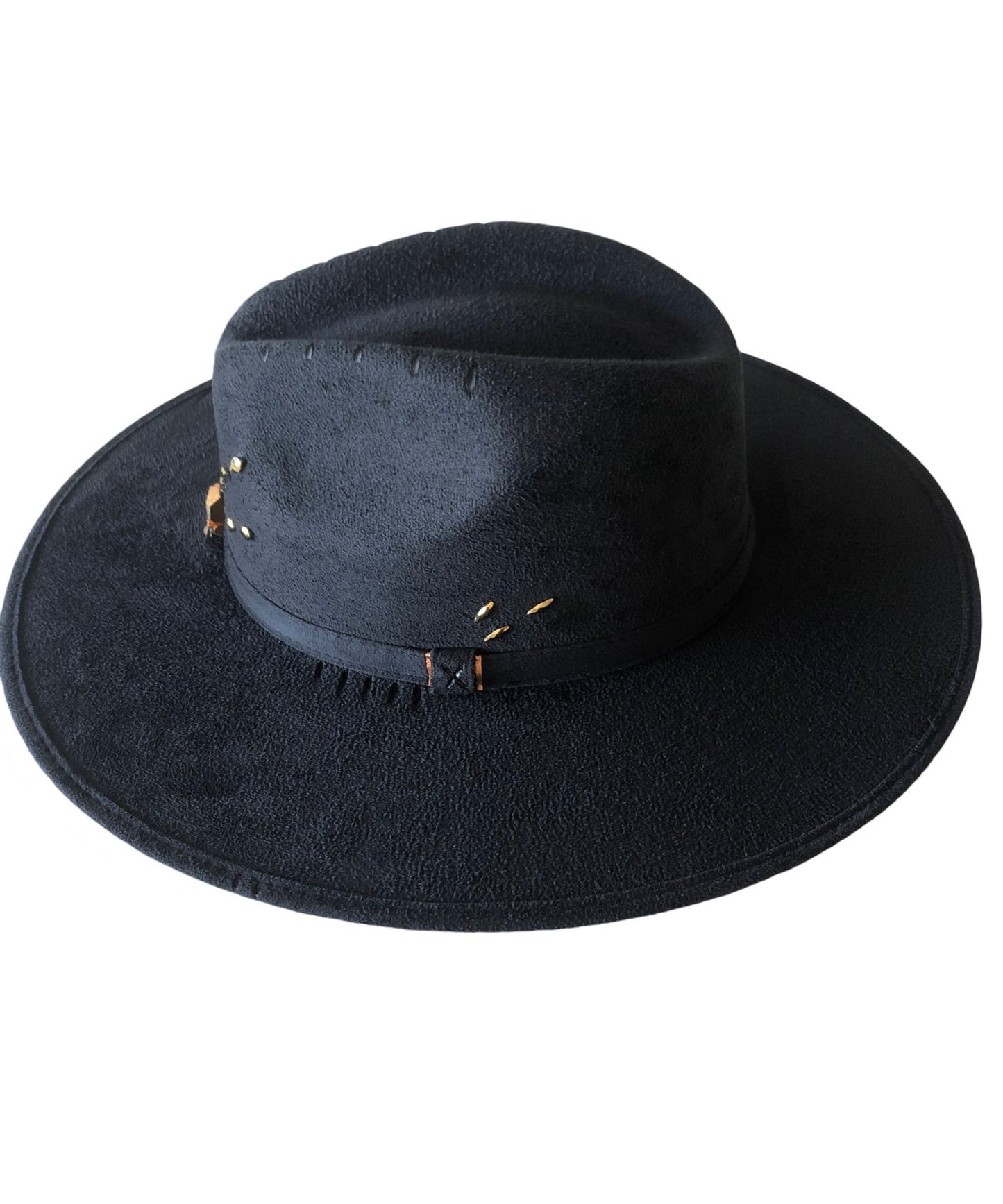 black hat with crystals