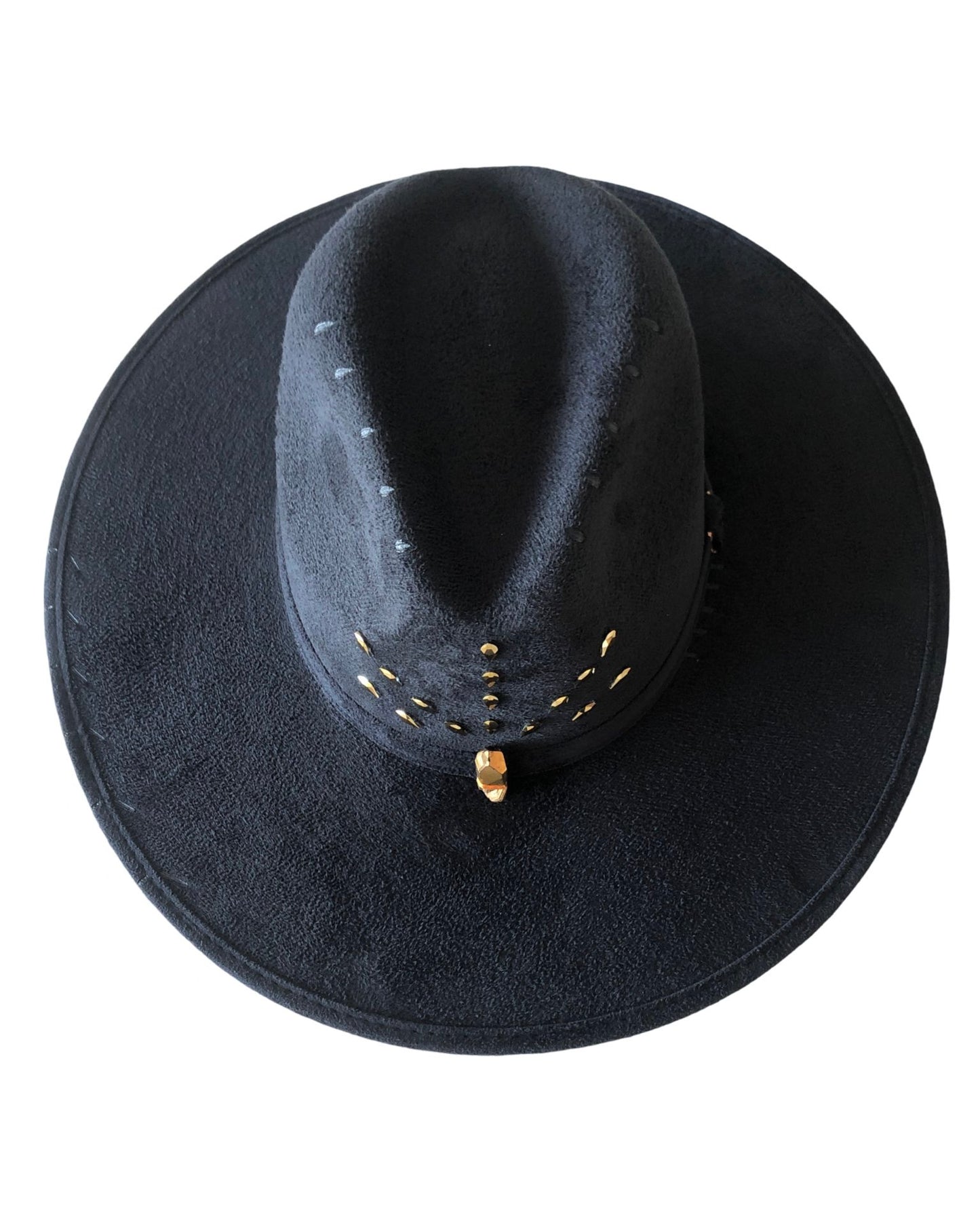 black hat with crystals