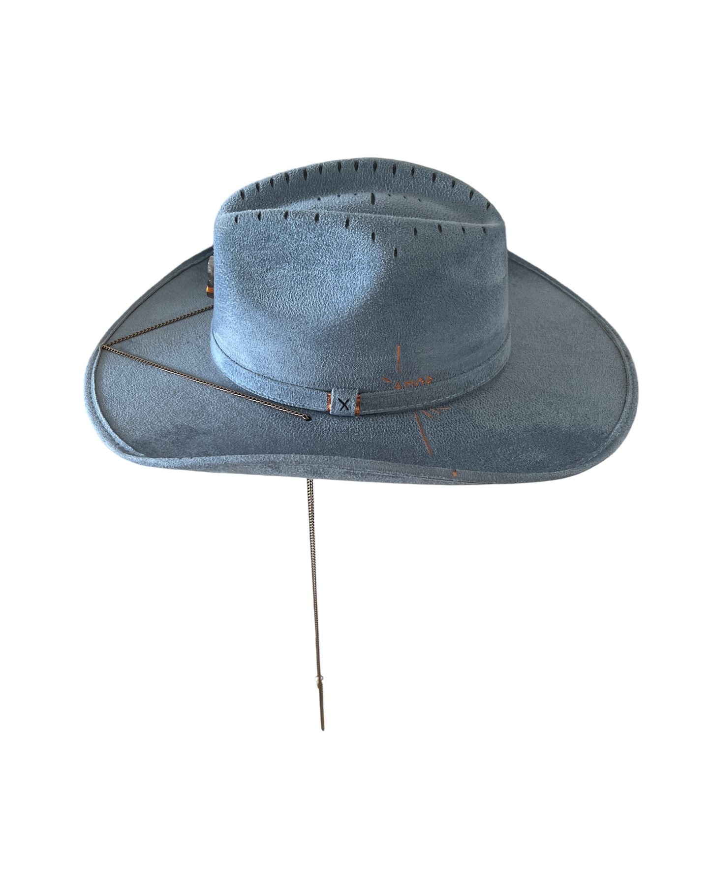 Cowboy cadena collar azul jeans