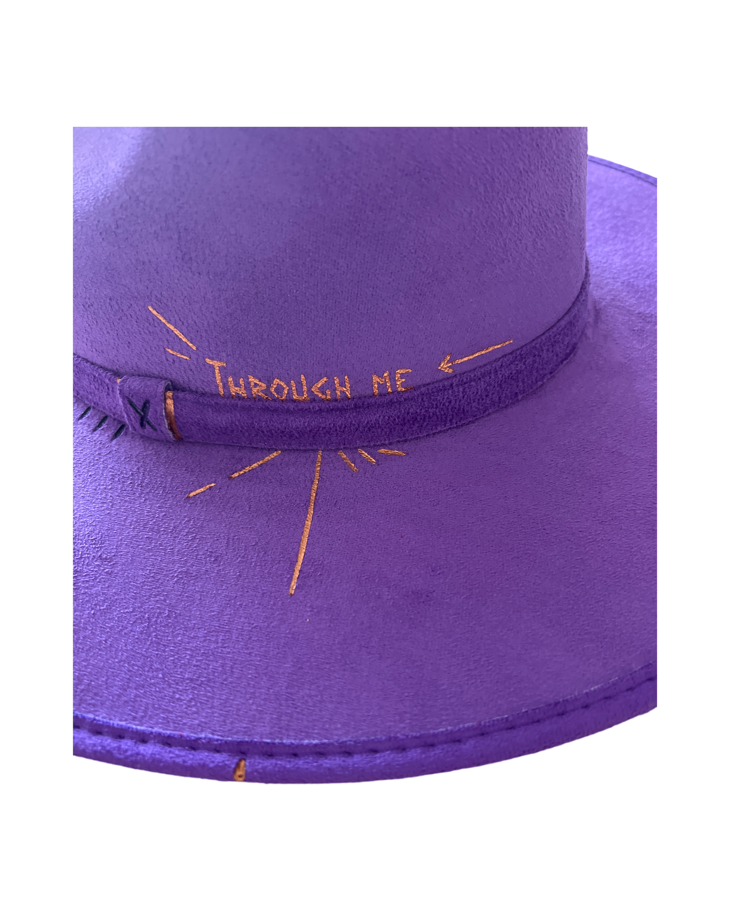 Purple hat