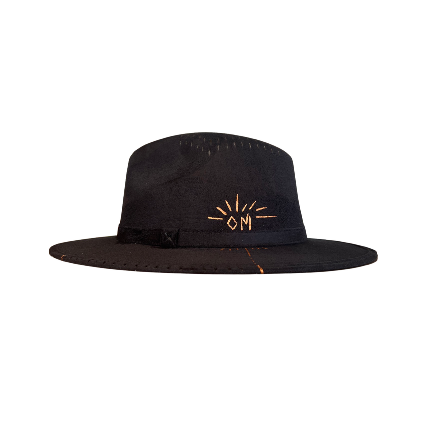 Black Om Hat