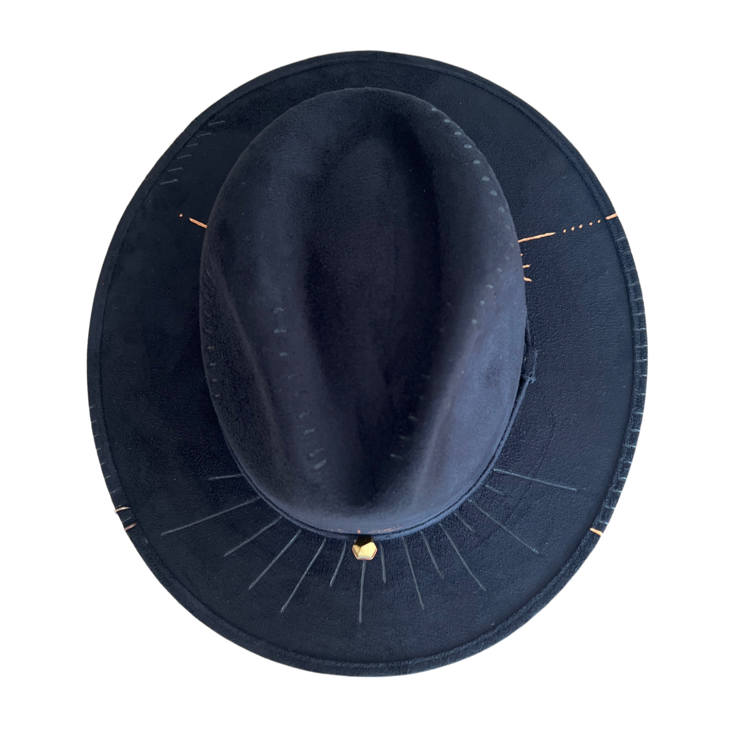 Black Om Hat