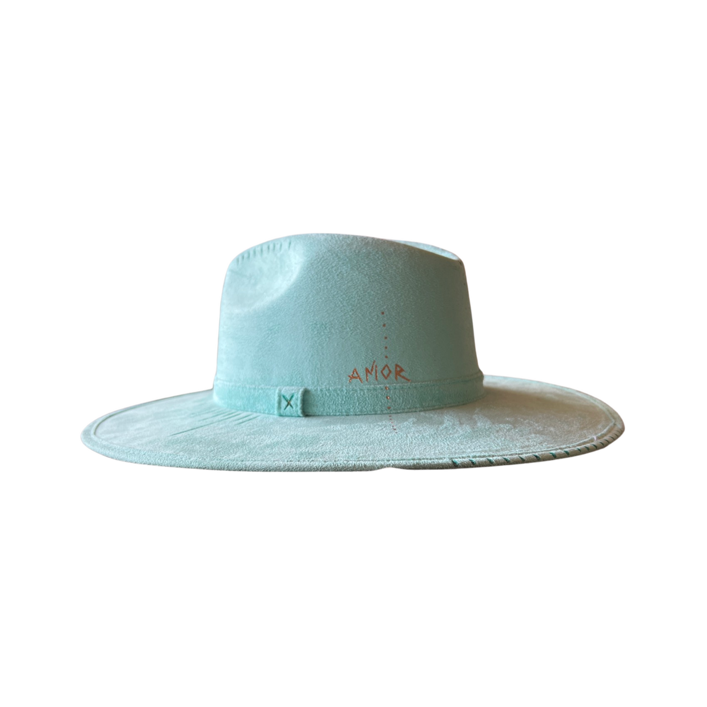 Turquoise Love Hat With Front Burnouts