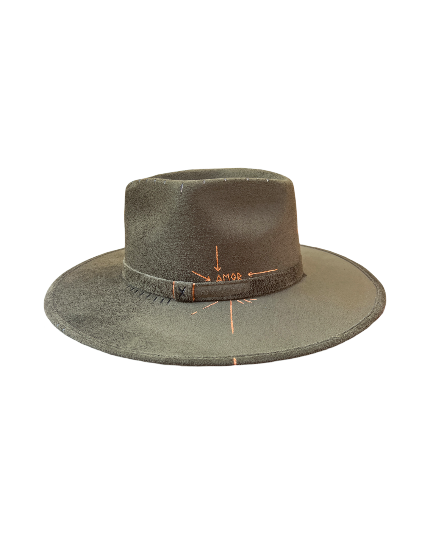 Sombrero rombo verde militar