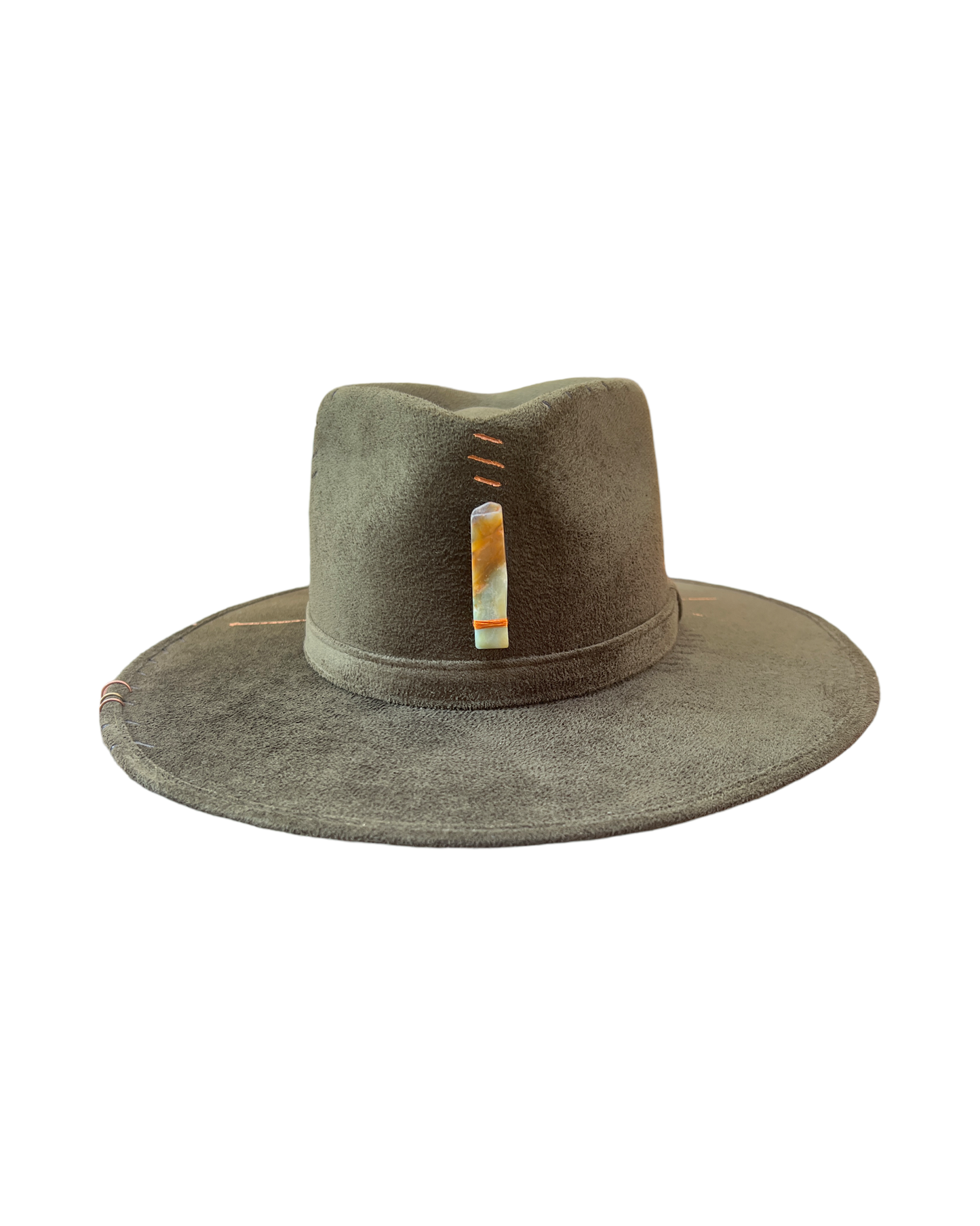 Sombrero rombo verde militar